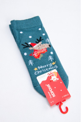 Шкарпетки дитячі новорічні кашемір